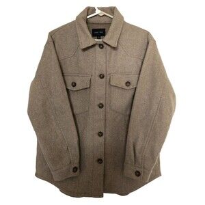 Love Tree Shacket Women's Size S -Tan /long Sleeve